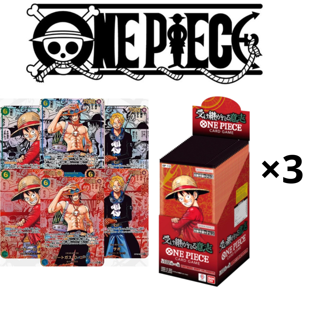 Tripack One Piece op13 3ème anniversaire