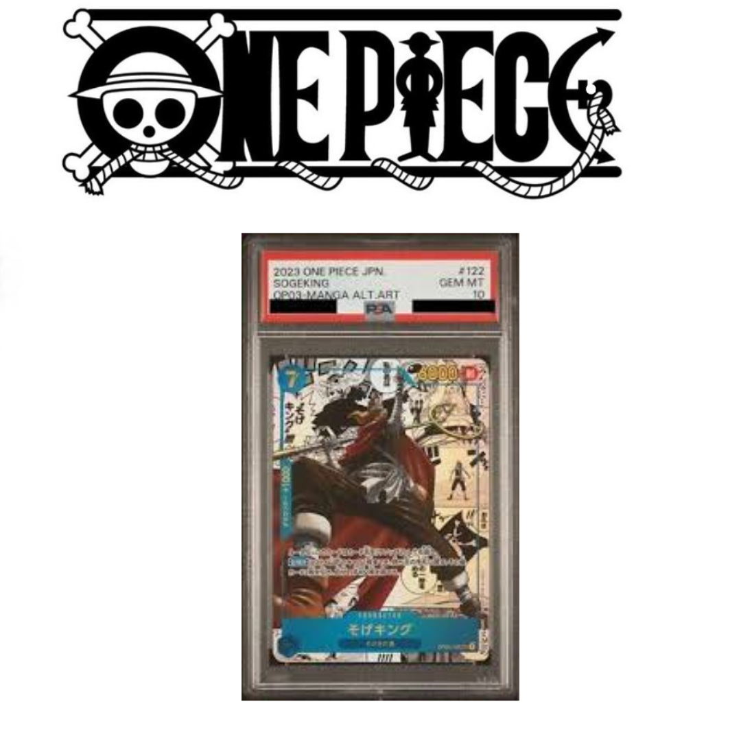 Carte Sogeking manga op03 PSA10